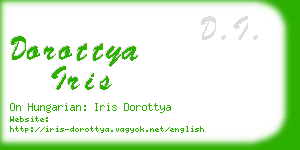 dorottya iris business card